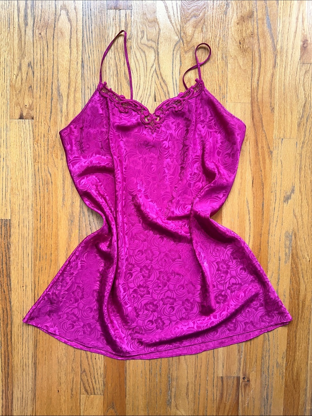 Vintage Val Mode Lingerie Satin Slip Dress